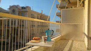 Loutraki SPA Apartment balkony