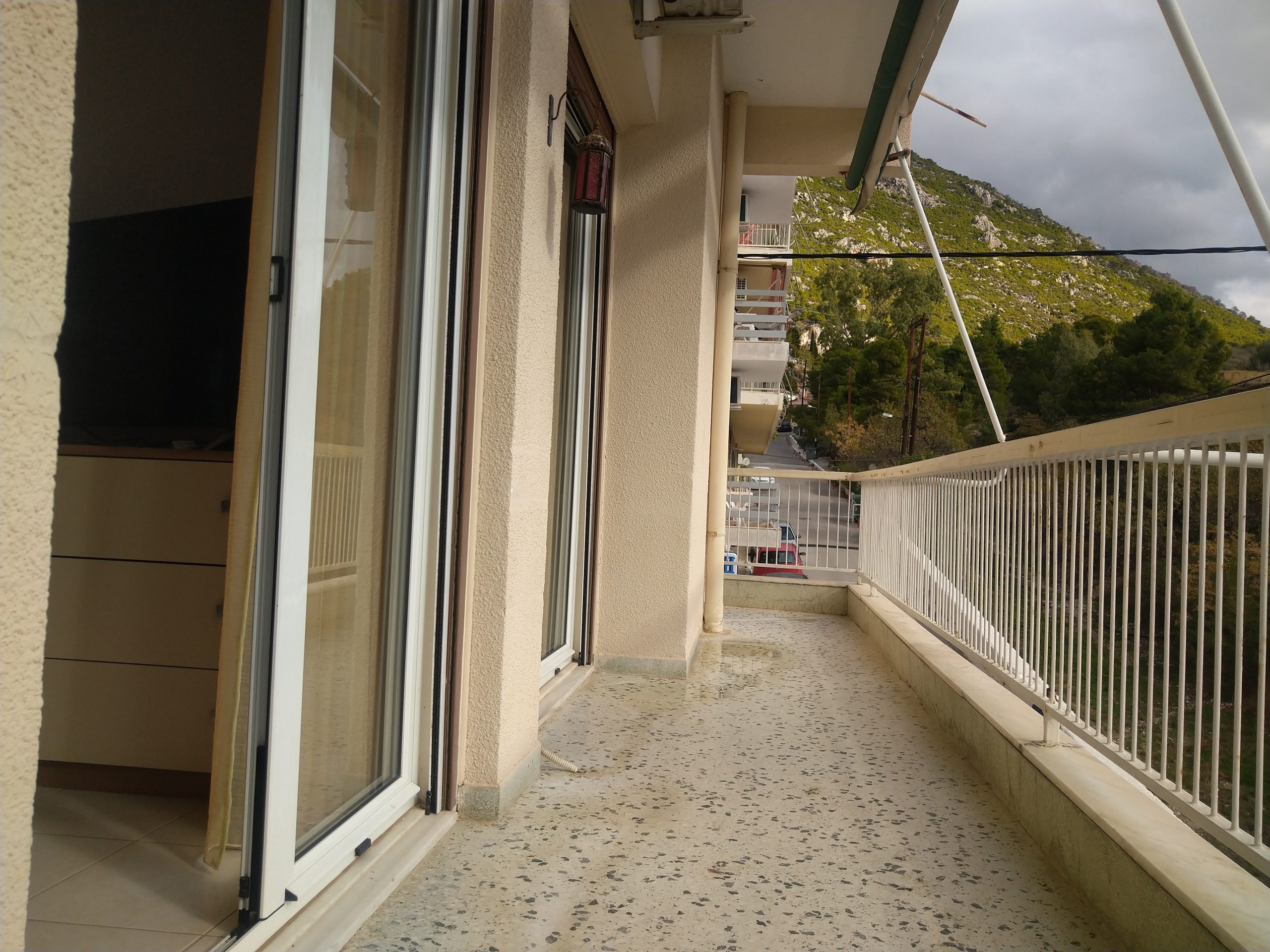 Loutraki SPA Apartment balkony