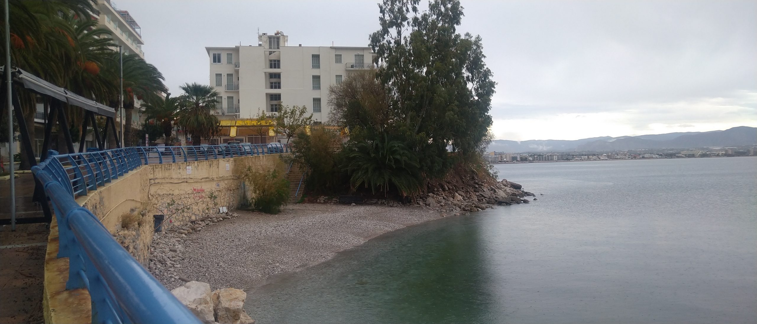 Loutraki SPA Apartment balkony Lekka street beach