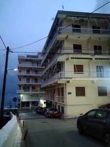 Loutraki SPA Apartment balkony