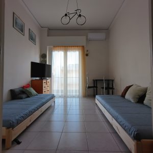 Loutraki SPA Apartment living/bed room