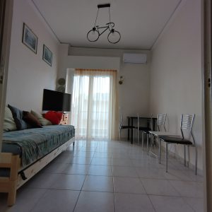 Loutraki SPA Apartment living/bed room