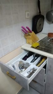 Loutraki SPA Apartment kitchen